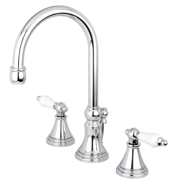 8" Widespread Bathroom Faucet, Chrome